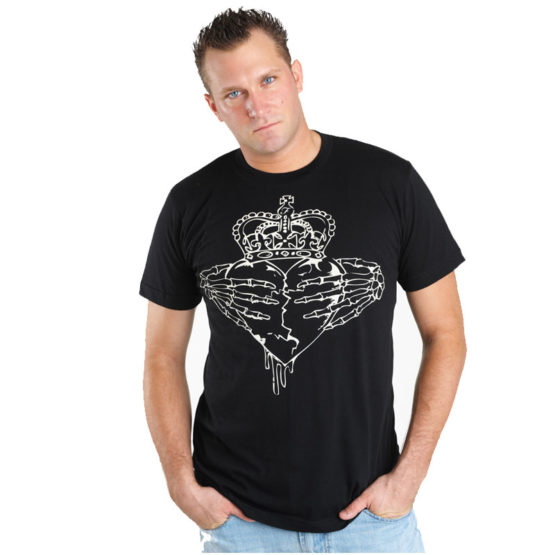 Mens Jealousy Crew Black Tee