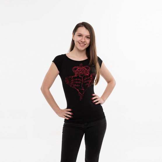 Womens_Organic_Cotton_Bamboo_Bamboo_Red_Black_Tee