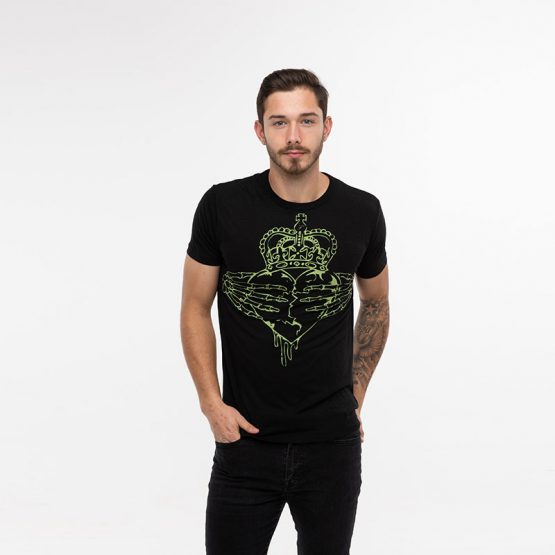 Mens Jealousy Crew Neck Tee Bamboo Green