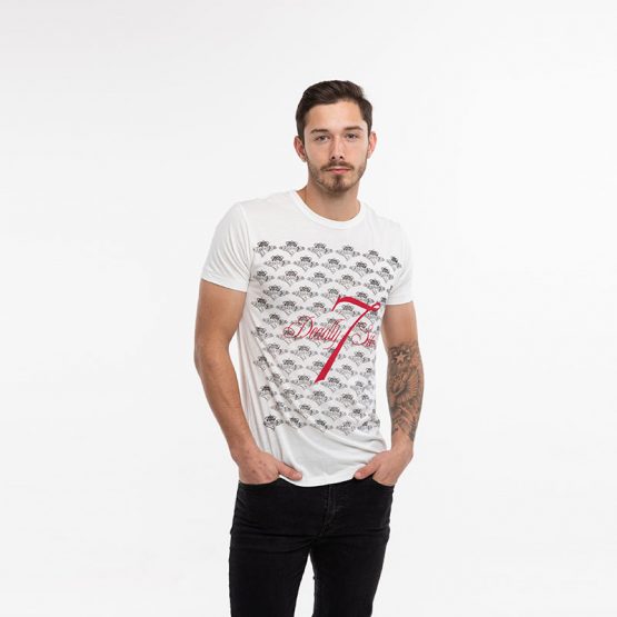 Mens Jealousy Sequence Bamboo White Tee